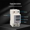 Dual Display Adjustable Current Protector with Over/Undervoltage, Overpressure, and Overload Protection