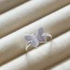 Creative Forest Brushed Butterfly Ring - Korean Fashionable Sweet Adjustable Ring