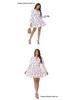 Short Lace Print Dress
