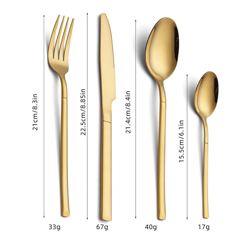 Golden 304 Stainless Steel Dinner Fork Set