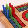 Wooden Cribbage Board Game, Traditional Pub Card Game with Scoring Board for Adults Family Bar Party