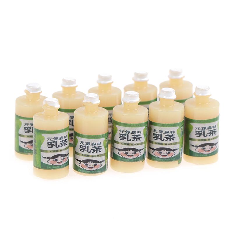 Various Styles 10pcs Mini 1/12 Dollhouse Miniature Simulation Whisky Wine Bottles Pretend Play Toys Doll Food Drink Accessories
