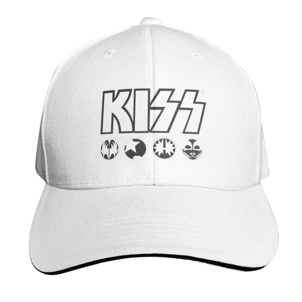 Kiss Rock Band Logo Cap Fashion Casual Baseball Caps Adjustable Hat Hip Hop Summer Unisex Baseball Hats