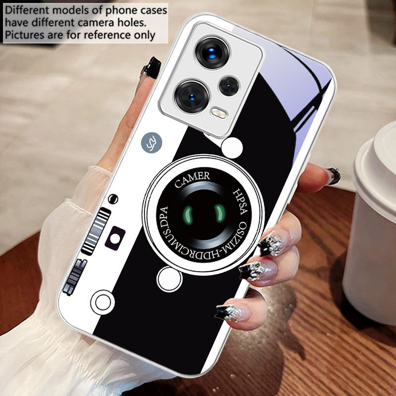 Tmavě zelený vzor fotoaparátu Pro Xiaomi Poco M4 X7 F7 Ultra x7pro F7 F6 X6 Pro F5 F4 X5 X3 F3 X2 F4 GT Tvrzené pouzdro na telefon