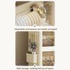 Stackable Tableware Storage Box Multi-Tier Dinnerware Organizer with Clear Lid Doors Hooks Dishes Plates Cups Storage Bins with Drainage Tray