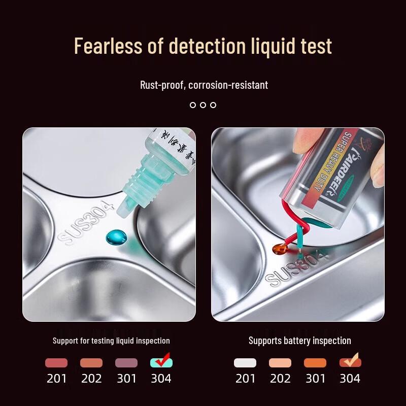 304 Edelstahl Unterteilter Mittagsteller