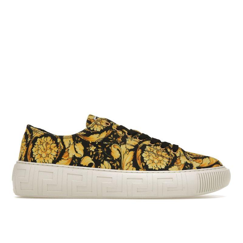 

Versace Greca Barocco - Black Gold Men Sneakers Yellow DSU8404-DTE4G_5W08V 42