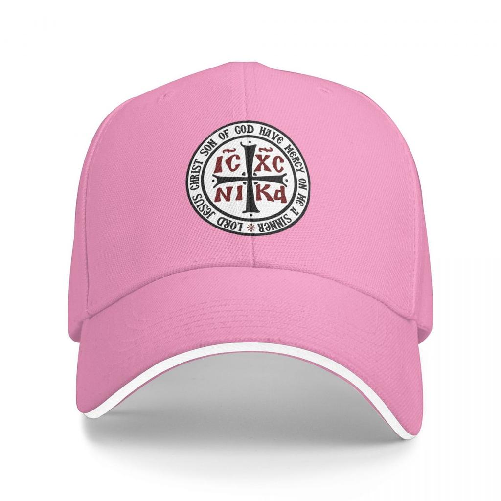Ic Xc Nika Orthodox Symbol Print Baseball Caps Snapback Baseball Hats Breathable Casual Casquette Outdoor for Men And Women