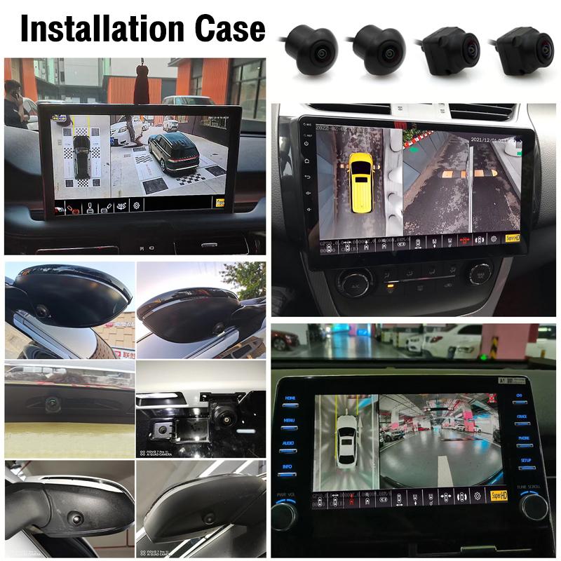 NEW Car 360 Panoramic System Camera for Android Multimedia Screen, Android Multimedia System with 360 APP Function