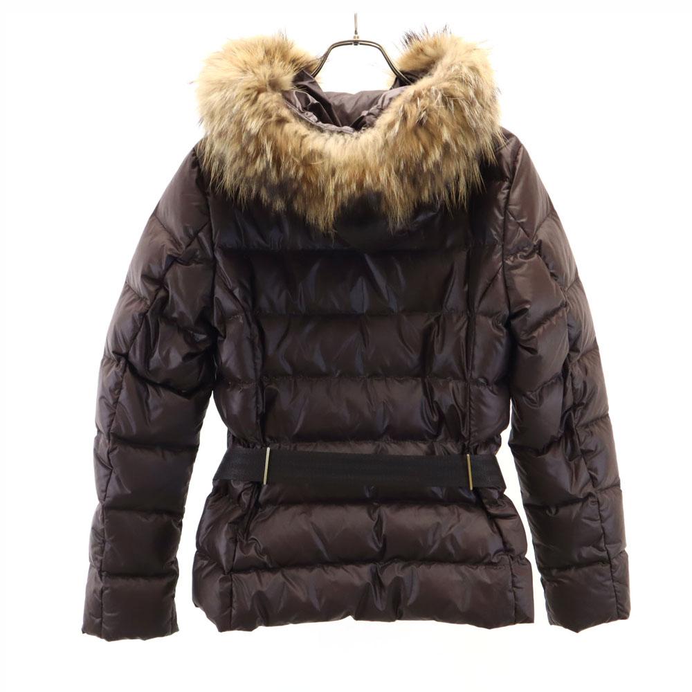 MONCLER Made in Hungary ANGERS Down jacket 2 Brown Women Used
