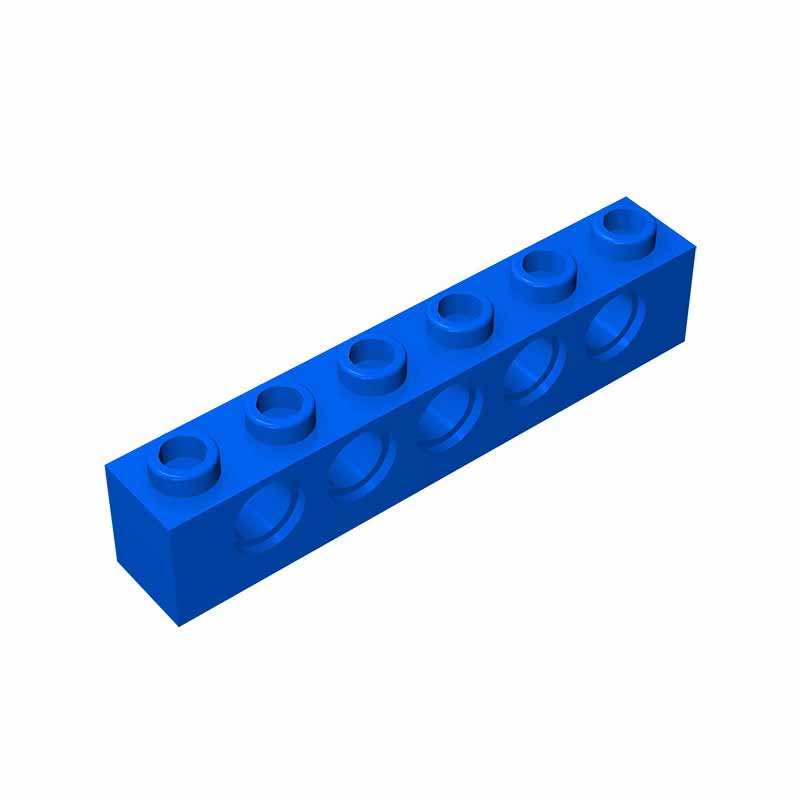 

20pcs compatible assembly particles 3894 1x6 5-hole porous brick long beam building block children s puzzle toy