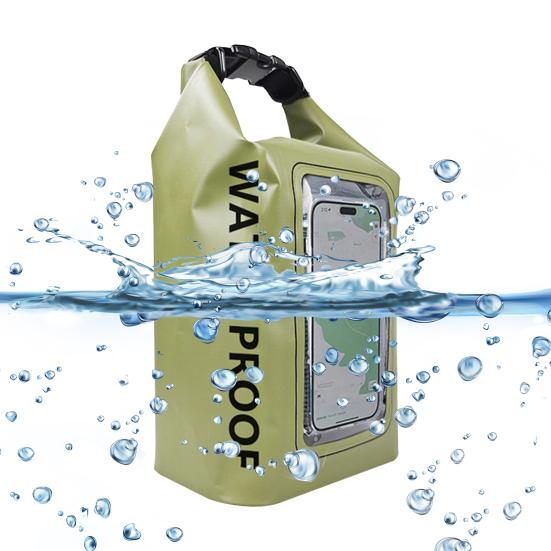 2L/5L Waterproof Phone Pouch Large Capacity Dry Bag Swimming Waist Bag for Cell Phones Sunglasses Sunscreen Storage Beach Kayaking