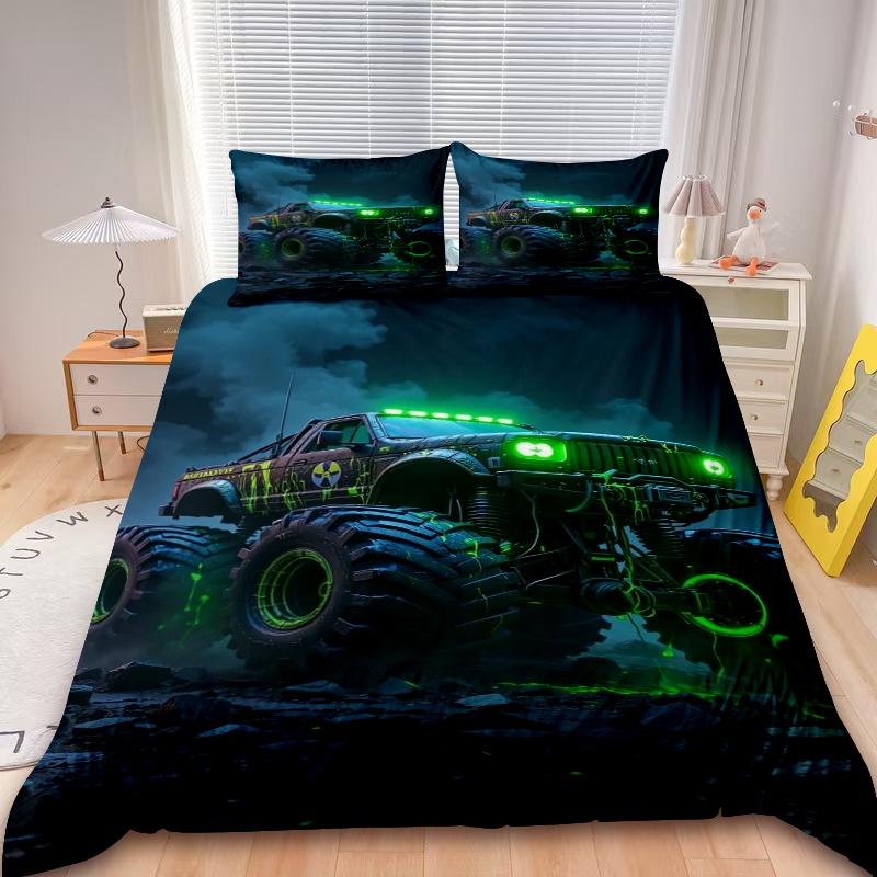 Teens Duvet Cover Mcqueen Car Cartoon Bedding Set Quilt Cover Cars Boy Gift With 2 Pillowcase Bedroom Decor