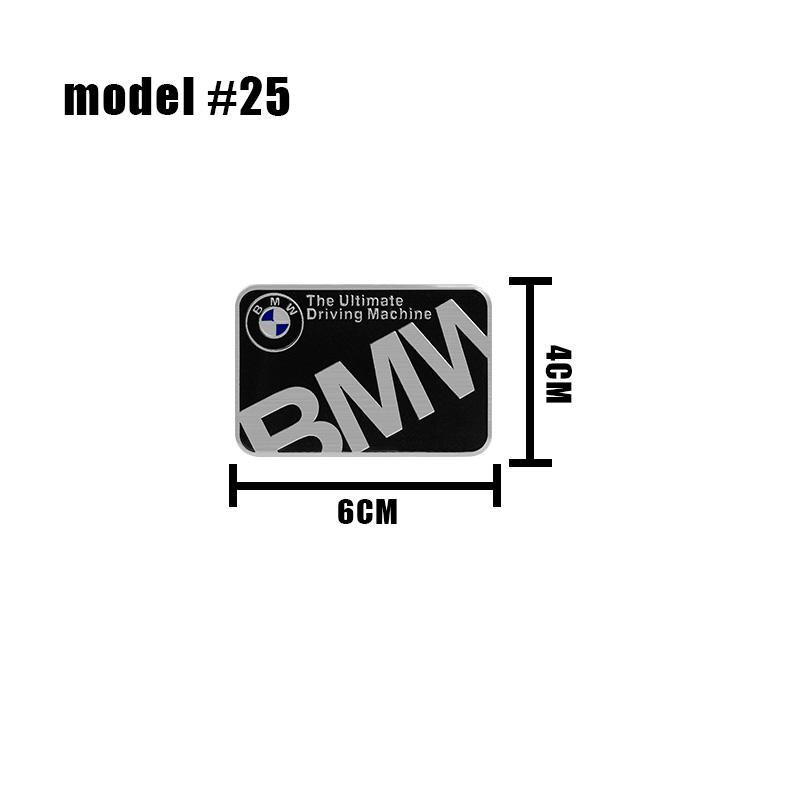 Zinc Alloy Styling Car Body Trunk Emblem Sticker Accessories For BMW E46 E90 E60 F30 F10 E39 E36 E87 F20 E90 E70 M3 M5 M6 G20 Z3 AQ3