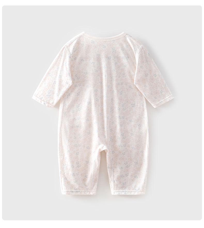Infant Summer Romper - Lightweight, Boneless, 3/4 Sleeve Onesie for Toddler