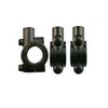 Motorcycle Rearview Handlebar Mirror Mount Holder Adapter Clamp Base 8mm 10mm 7/8" Black Aluminum Universal Motorcycle Tool.