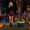 Inflatable Witch Leg Cauldron Cooler Large Capacity Beverage Bucket for Halloween Party Festival Decoration and Storage