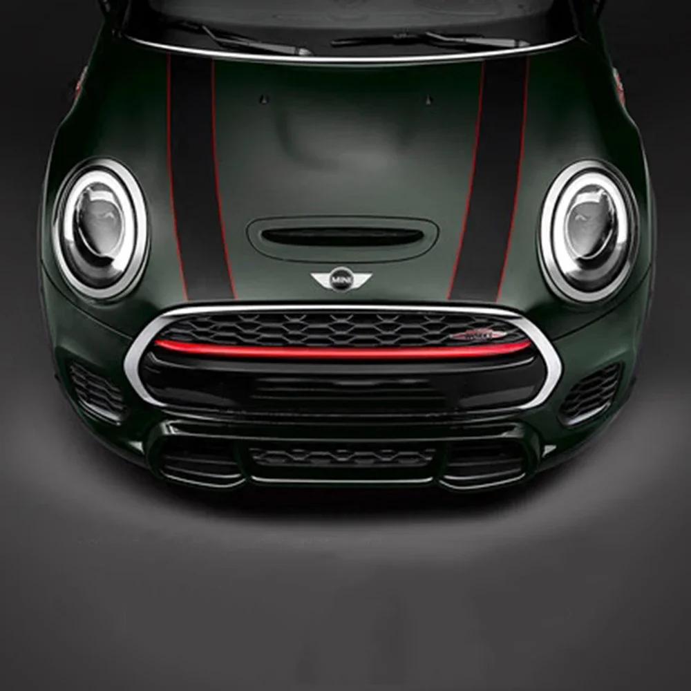 Car Hood Engine Rally Line Stickers And Decals Car-Styling For Mini Cooper S JCW One F54 F55 F56 F60 R55 R56 R60 R61 R50 R52 R53