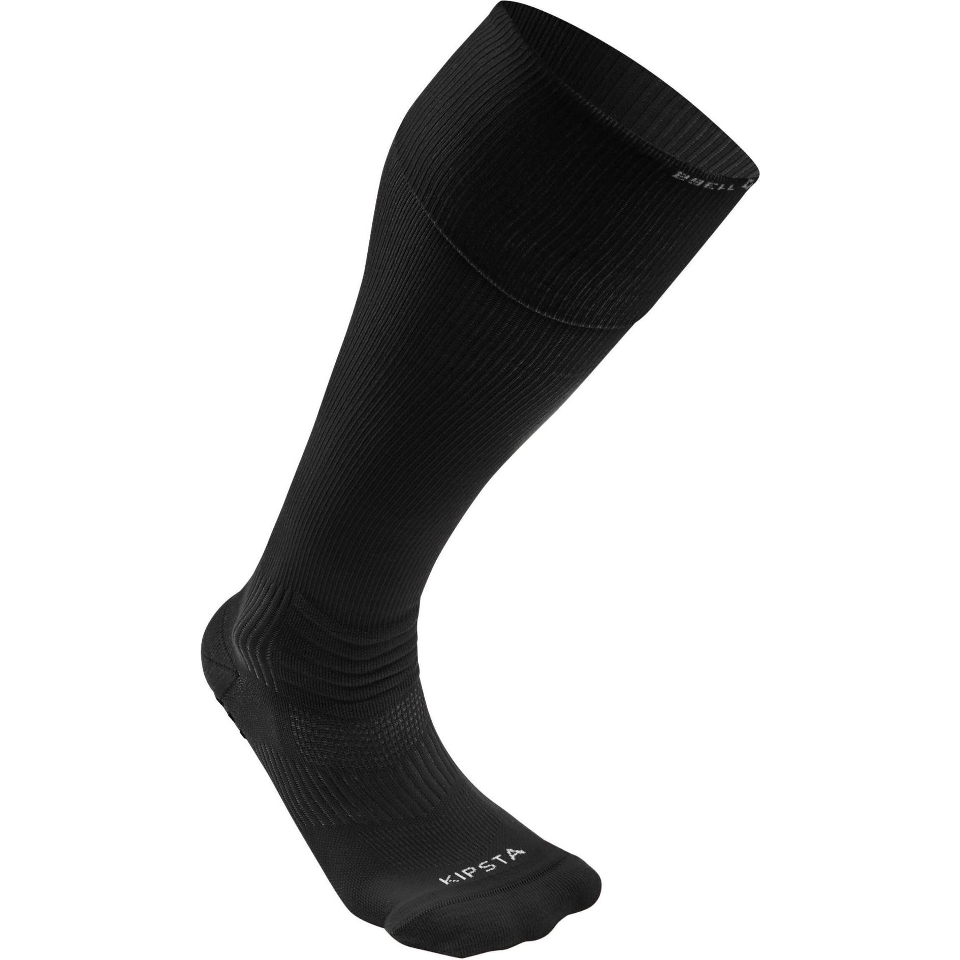 

DECATHLON Slim Fit Breathable Comfortable High Socks Unisex Black 43-44 чёрный