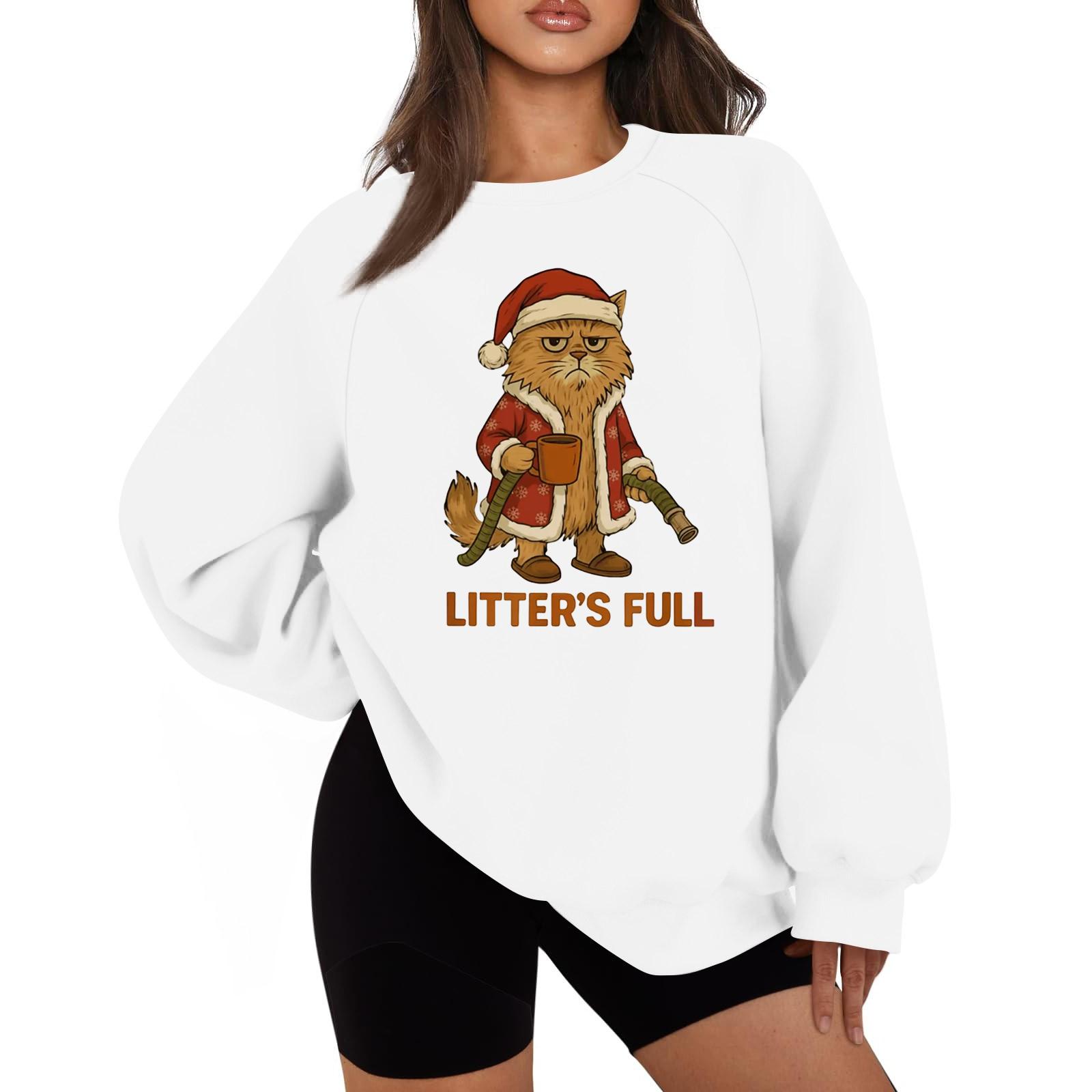 

Женская повседневная модная однотонная толстовка с круглым вырезом и длинным рукавом реглан XL белый