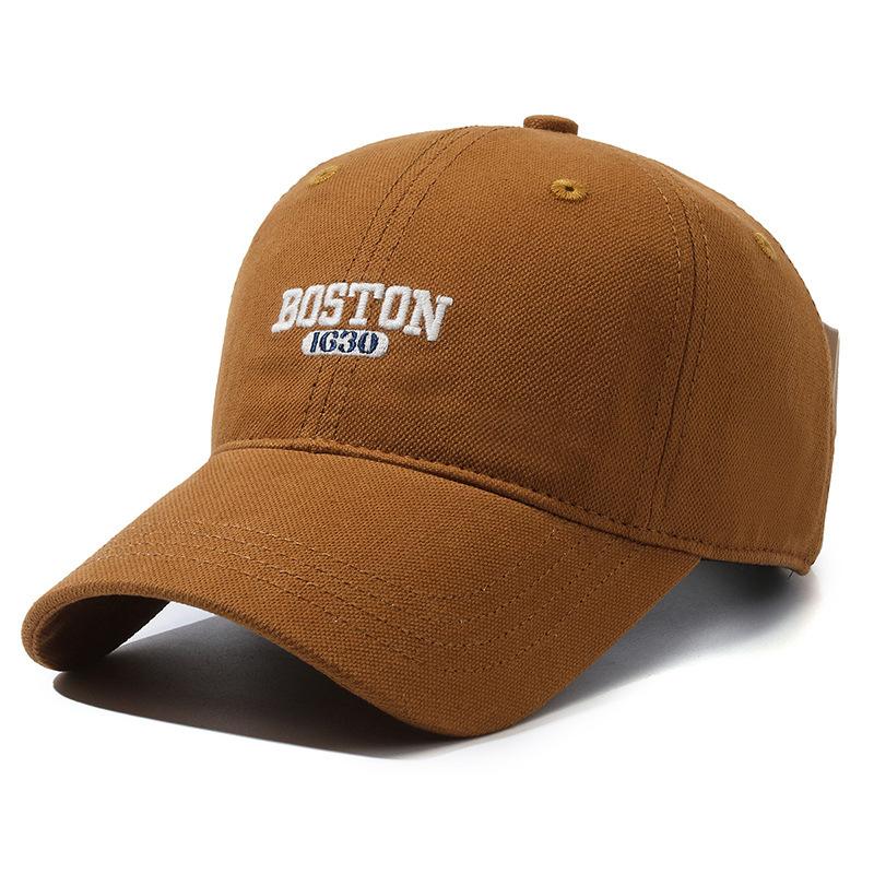 New Baseball Cap Embroidered Letters Fashion Versatile Cap Men's and Women's Peaked Cap Sunshade Sunscreen Baseball Cap