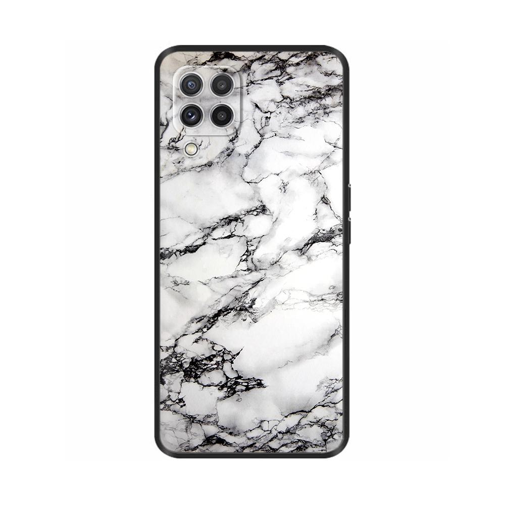 Per Samsung Galaxy A12 Custodia Verniciata Morbido Silicone Liquido Protezione Fotocamera Copri Telefono Per Samsung M12 F12 A 12 Galaxy M12 Fundas