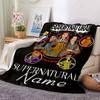 Scoobydoo Supernatural Characters Mystery Machine Four Seasons Blanket Customized With Your Name Lightweight And Warm Perfect Gift For Home Office