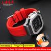 Per serie G-SHOCK Casio DW-5600 GM-5600 GW-B5600 DW5600/60 GW-M5610 GA2100 cinturino bracciale in resina siliconica con catena