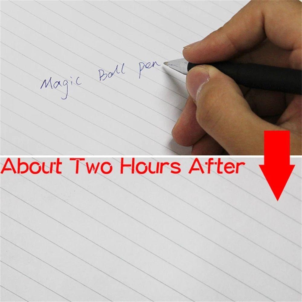 Pen Slowly Disappear Magic Joke Ball Pen Disappear Gel Pen Magic Practice Pen Fading Ball Pen