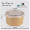 SIVIR Disposable Kraft Paper Food Containers with Lids