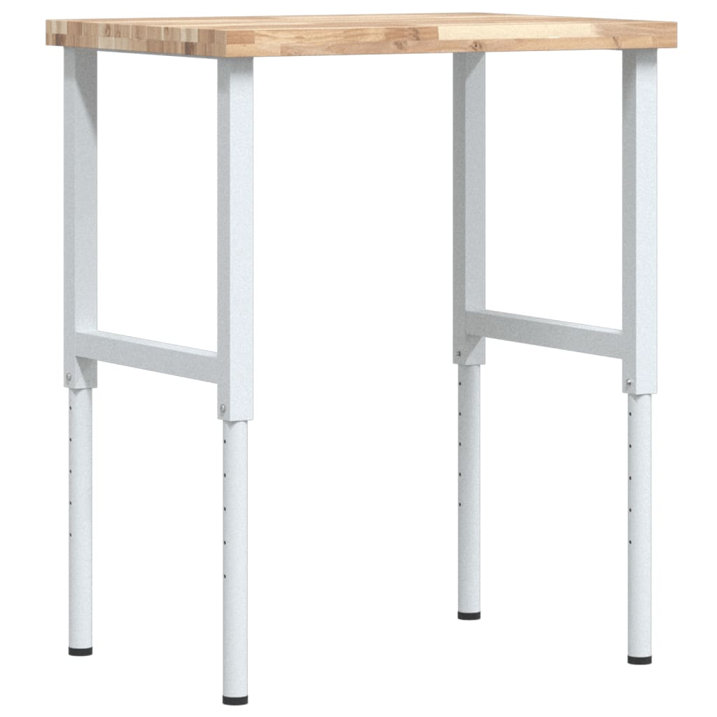 Vidaxl Stolik Roboczy, 80X60X(73-99,5)Cm, Prostokątny, Drewno Akacjowe