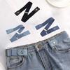 Invisible Adjustable Waistband Belt For Pants Elastics Cloth Strap Hide Design Comfortable Fit