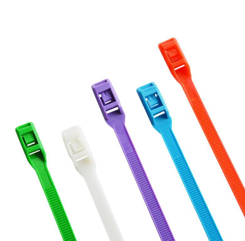 300pcs Nylon Cable Ties inculdes 3sizes 3*100 3*150 3*250 green Color National Standard Self-locking Plastic Wire Zip Tie