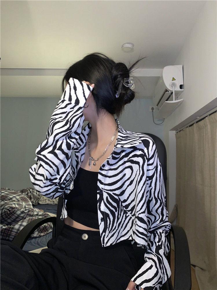 Leopard Print Cropped Jacket - Women's Long Sleeve Sun Protection Cardigan (Summer 2025 New Arrival)