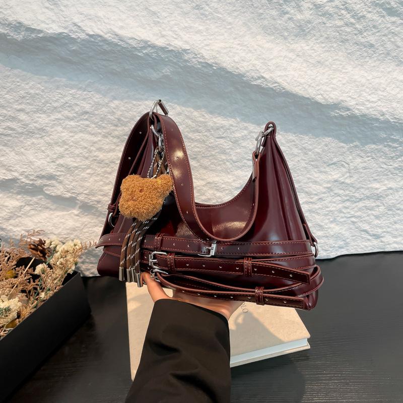 

Сумка Женская Новая Повседневная Универсальная Наплечная Сумка no pendant красный