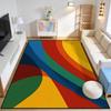 Modern Abstract Art Easy Clean Fluffy Carpet Decoration Bedroom Living Room Soft Cute Rug Antiskid Short Velvet Large Floor Mat