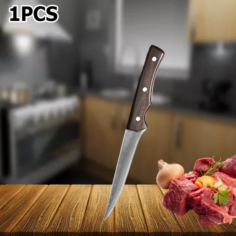 Butcher Knife Handmade Forged Kitchen Knife Set Multifuntional Bottle Opener Chef Knives for Meat Cutting Cooking Household