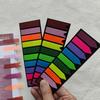 200pcs Self-adhesive Sticky Note Colorful PET Notepad Books Page Marker Label Index Sticker Bookmark Stationery Memo Pad
