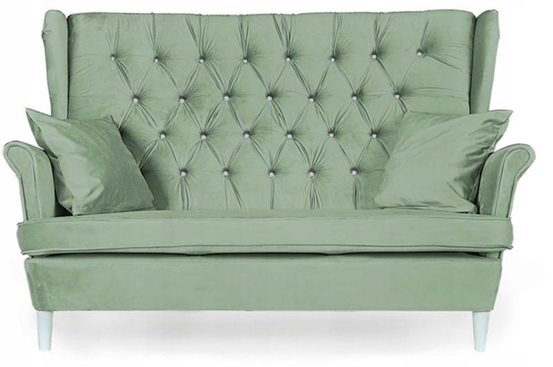 Sofa Couch Ohrensessel Gaja skandinavisch nicht ausziehbar Family Möbel minzfarben