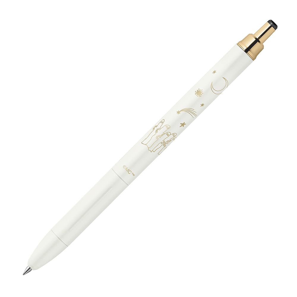 Zebra Sarasa Grand Gel Ballpoint Moomin Design Pen, 0.5mm, (Limited Edition), Hattifatteners, Black, P-JJ57-MM2-MTBK