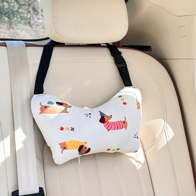Blue Rain Cartoon Car Window Sunshade Curtains - Universal, All-Season Sun Protection Fabric Block.