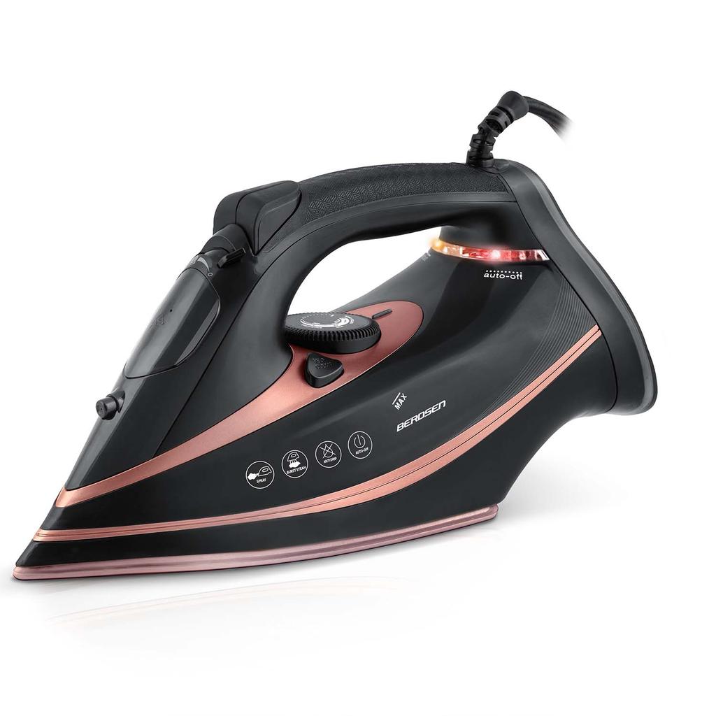 3000W Steam Iron Berdsen Bd-332 Ceramic Coating Vertical Operation