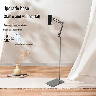 Yatak Başlığı veya Kanepe İçin Ayarlanabilir 170cm Zeminde Duran Telefon ve Tablet Kancalı Stand
