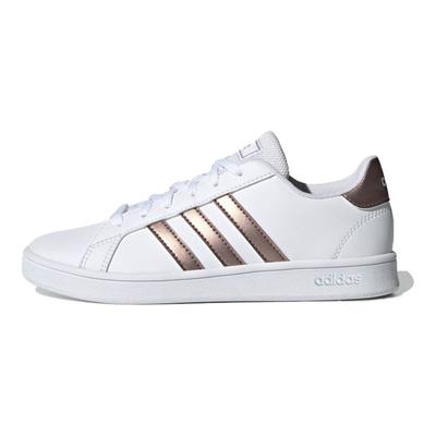 Grand Court Wolkenweiß Grau Hellgranit (GS) Kinder Turnschuhe EF0101