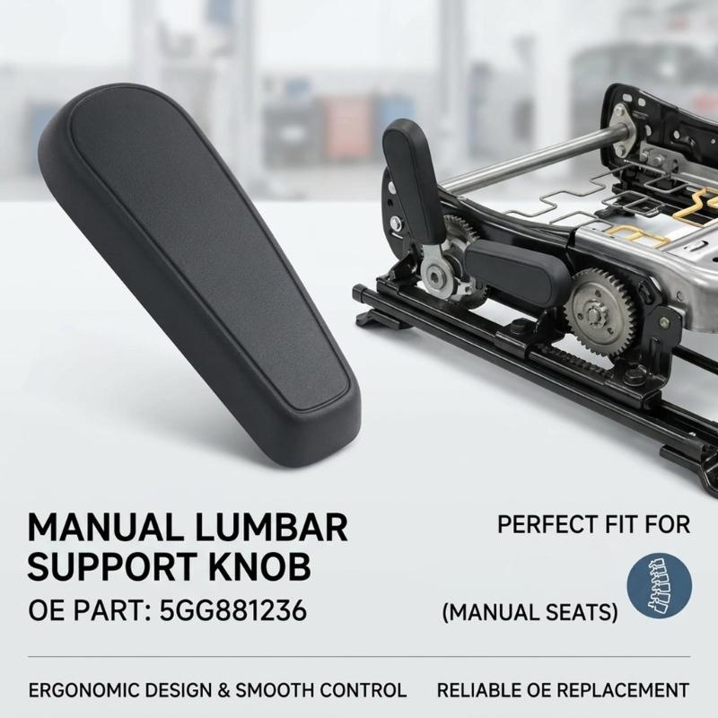 Manual Seat Backrest Regulator 5GG881236 Manual Seat Lumbar Adjustment Switches For Optimal Driving Position