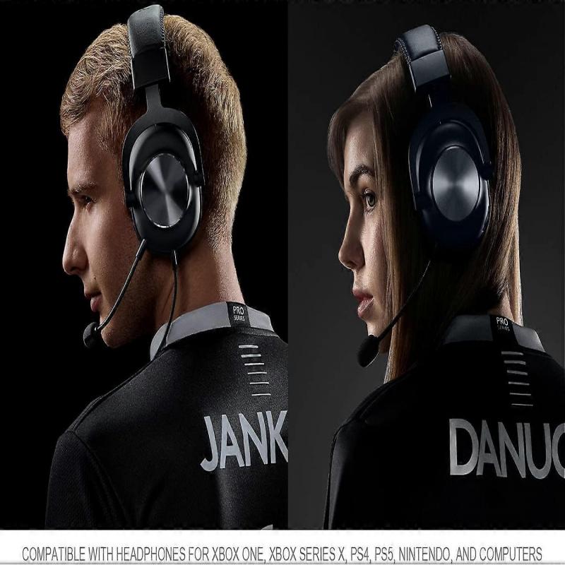 Replacement Gaming Microphone for Logitech G Pro & G Pro X Headsets, 3.5mm Detachable Mic Arm Compatible with PS4 PS5 Xbox One PC