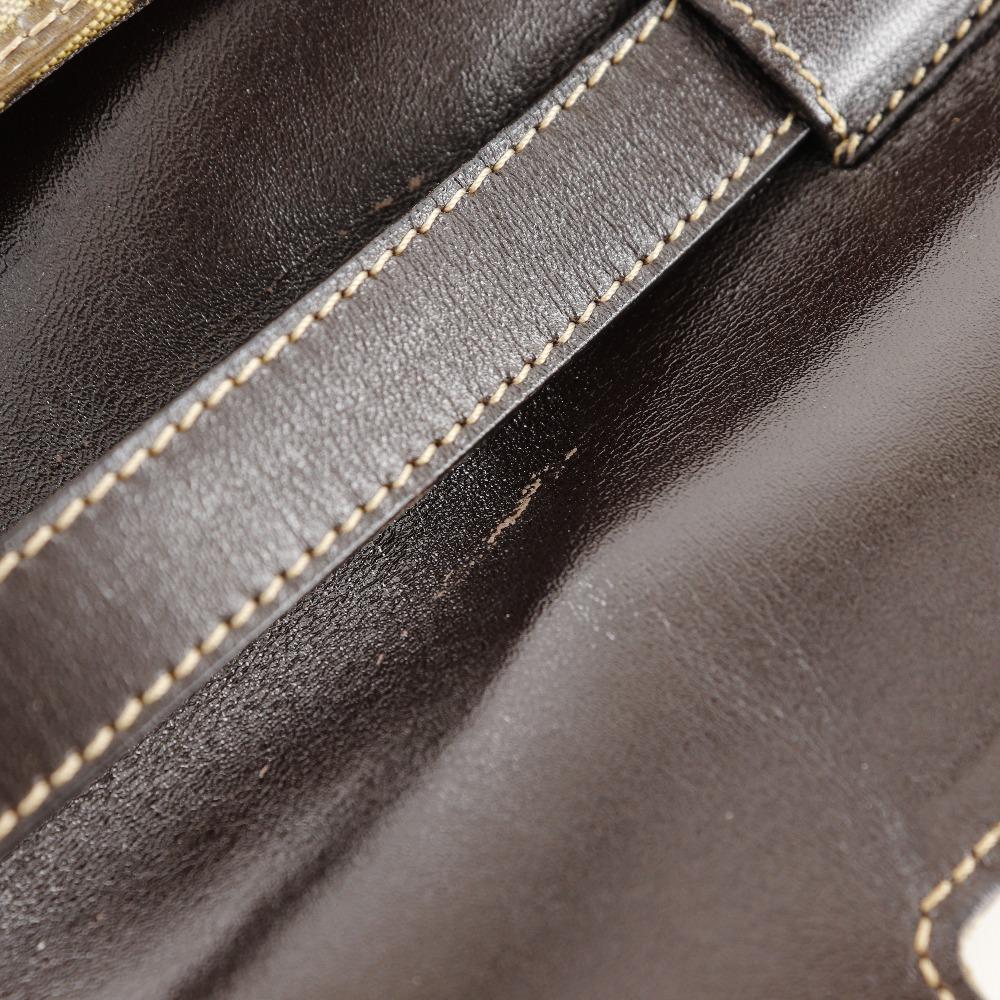 FENDI Mamma bucket Shoulder Bag Zucchino 2-way clutch Brown Plastics Women Used