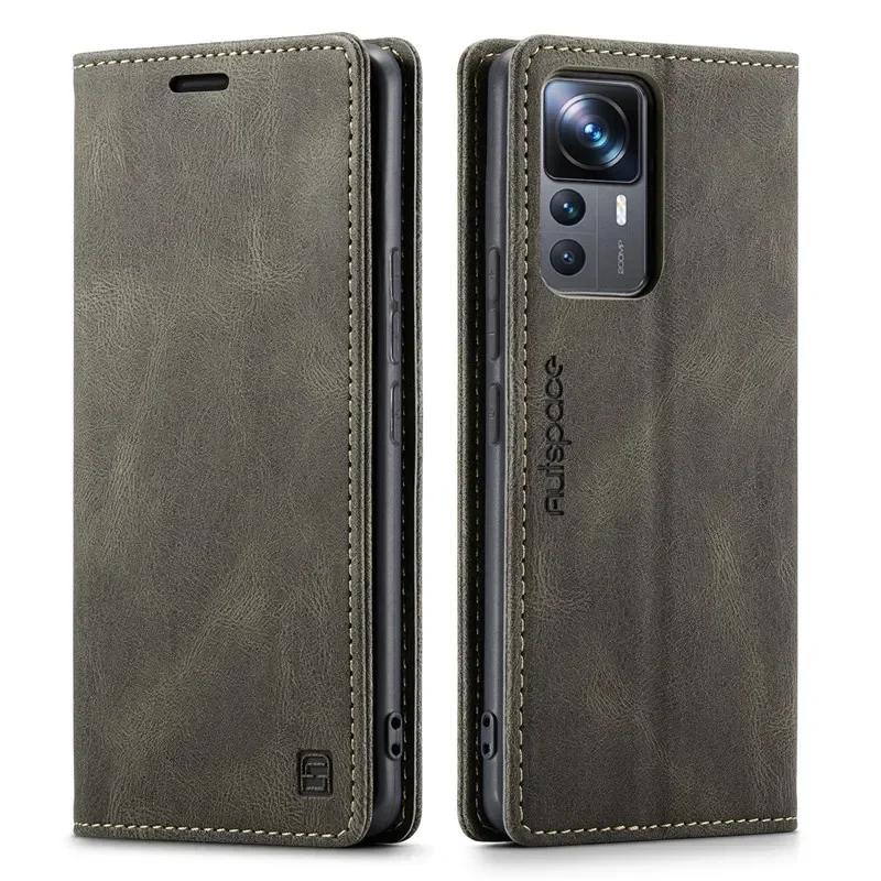 Dla Xiaomi 14T Pro 13T 12 T 11T 10T 14 5G Magnetyczny Skórzany Portfel Etui RFID Xiaomi 13 Pro Luksusowe Etui Mi 11 Lite 12X 12T Funda