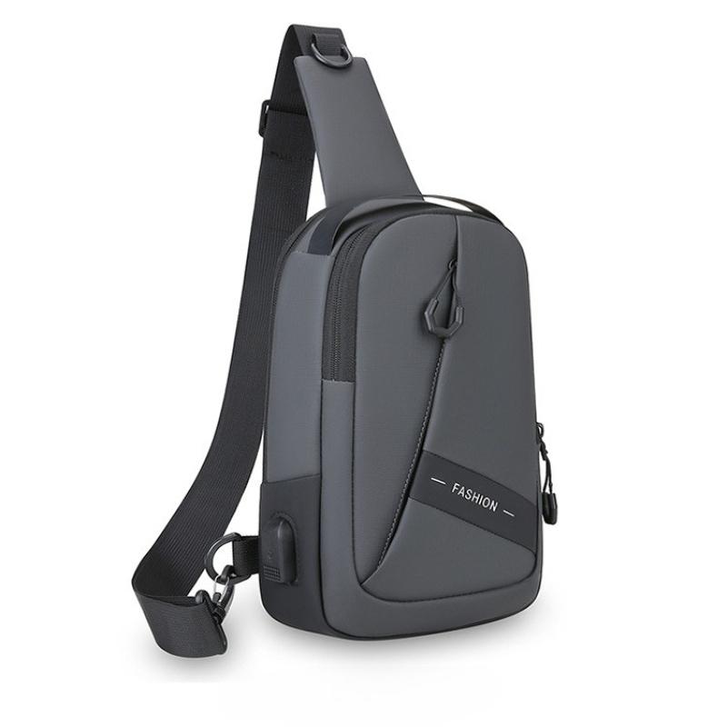 1Pc New Breast Bag Men's Fashion Casual Business Shoulder Messenger Bag Youth Large-capacity Outdoor Sports Bag