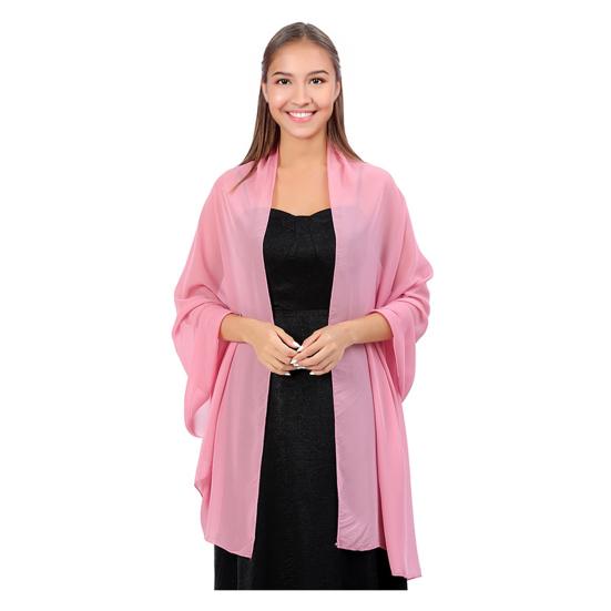 Atmungsaktiver Chiffon-Schal für Damen Damen-Schals und -Tücher Abendkleid, Uni-Schal, Weicher Schal Formelle Anlässe Eleganter Brautschal,